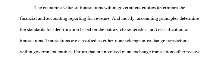 Differentiate between imposed nonexchange revenues and derived tax revenues