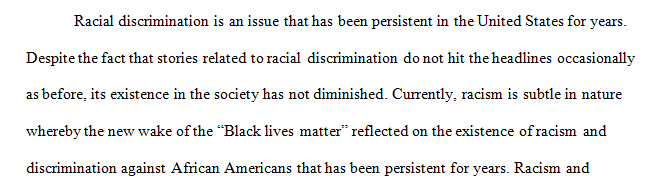 Discrimination