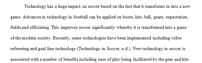How Technology Can Be Effective In Soccer third article
