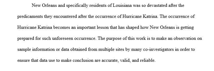 How the population of New Orleans are preparing for future or natural disasters
