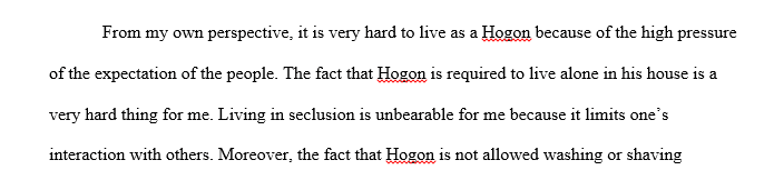 How your life would be if you were selected as the Hogan within the Dogon culture