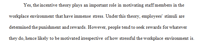Incentive Theory