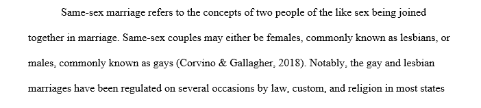 Is it moral for legal marriage to be available to couples of the same sex