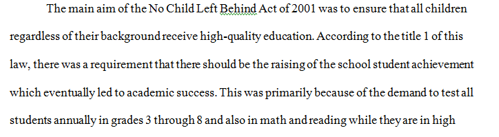 Legislative Effects on ELLs