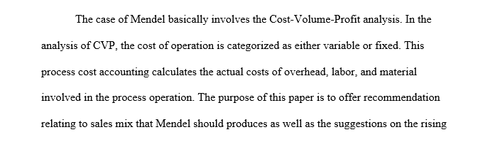 Prepare estimated contribution margins by product line for the next fiscal quarter