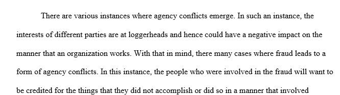 Research fraud cases that involved agency conflicts