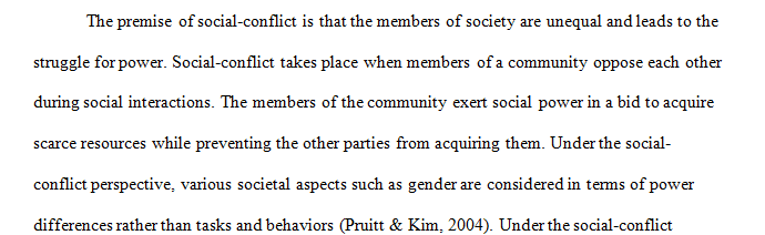 Social Conflict