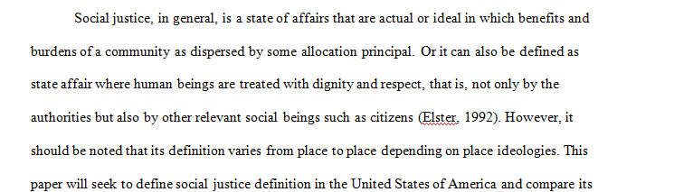 Social justice