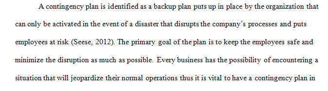 The Planning Process