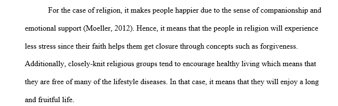 The Role of Happiness in the World Religions