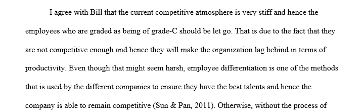 What approach do managers in your organization take to talent management