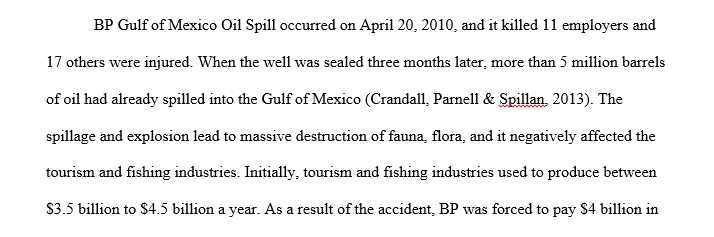 What impact did BP's strategy have on the crisis