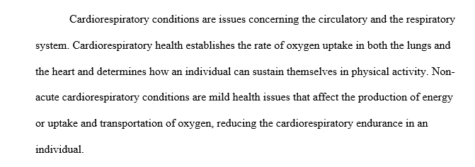 What resources are often necessary for non acute care for cardiorespiratory issues.