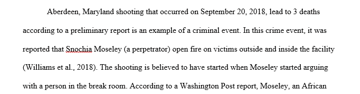 Which theory can best explain the criminal behavior in the article
