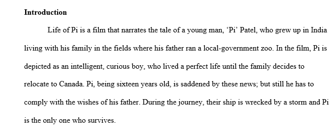 Analyze the film Life of Pi (2012) focusing on the role of myth