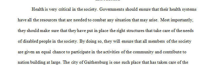 Autism in Gaithersburg City