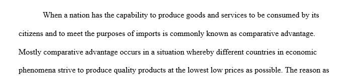 Compare and contrast the advantages and disadvantages of instituting an import tariff