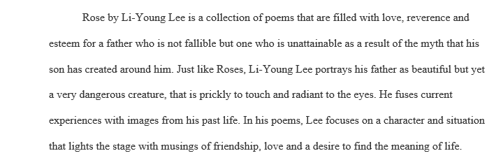 Consider the relationships and themes that dominate Rose