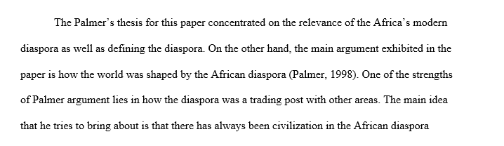 Defining and Studying the Modern African Diaspora
