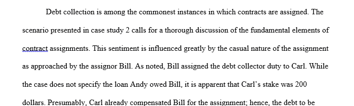 Does Carl have any rights against Bill