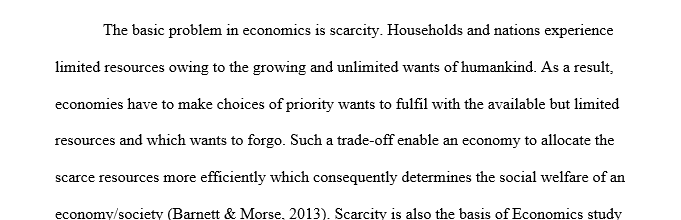 Economics and how do we deal with it