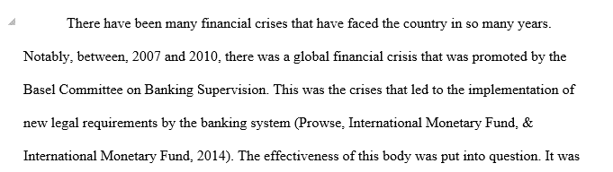 Explain whether the current legal regulation of the banking system is effective.