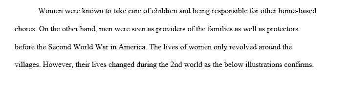 How did the lives of American women change during World War II