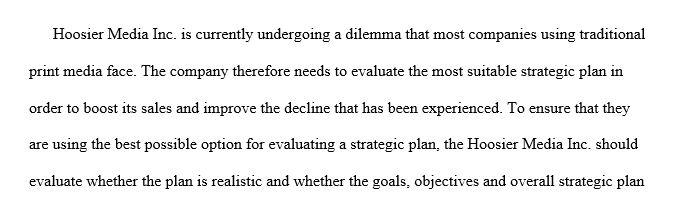 How will the company examine what progress is being made toward the stated objectives
