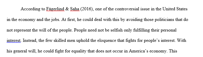 Identify and describe a current issue in American Government.