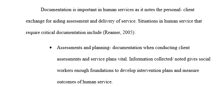 Pretend that you are teaching a classroom of first-year Human Services students.