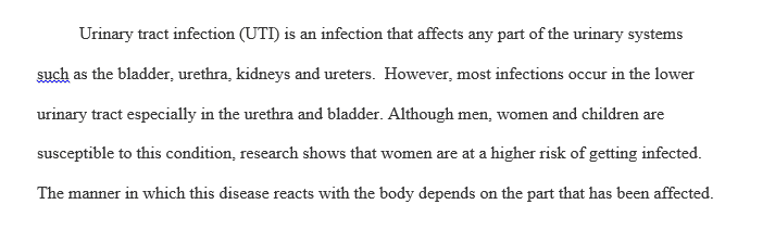 Provide a brief description of the condition you selected and its symptoms.
