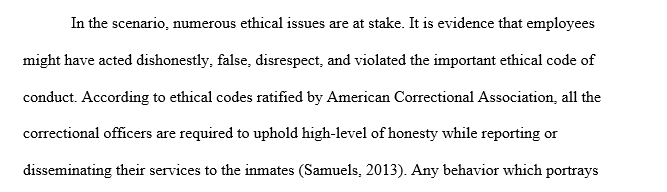 The ethical issues at stake and whether there is an ethical violation of the legal code.