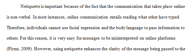 The importance of netiquette in professional electronic communication