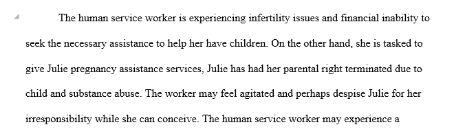 What are the challenges facing this human service worker