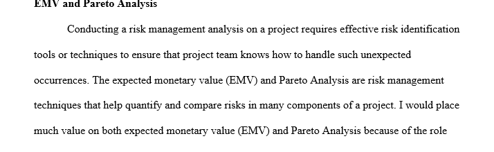 What are the merits and demerits of qualitative and quantitative risk management techniques