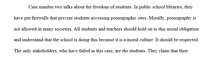 What is the moral responsibility of all participants