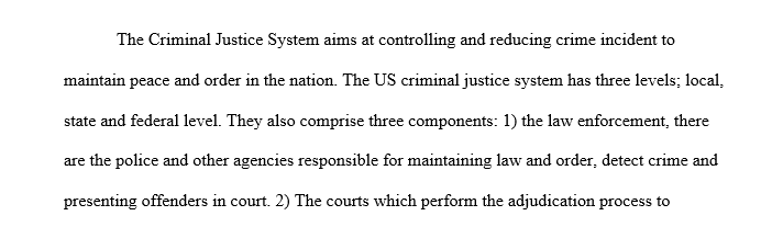 What is the reasoning for the criminal justice agency's involvement and the timing