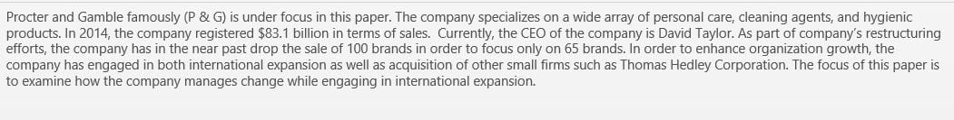 Define the contribution of employee empowerment as a catalyst for change into a global organization