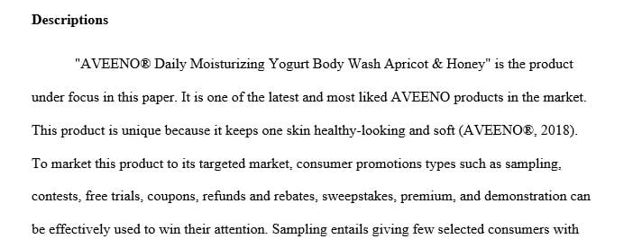 Describe seven different types of consumer promotions