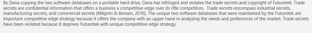 Explain any civil actions in tort or criminal actions that may be brought against Dana or SmartChip