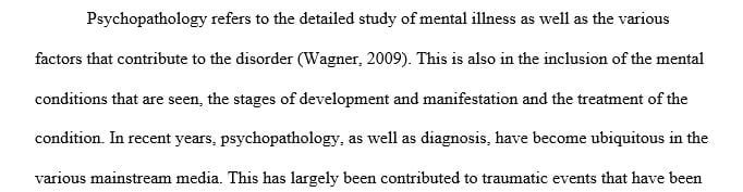 How psychopathology and diagnosis have entered mainstream public discourse