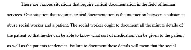 Pretend that you are teaching a classroom of first-year Human Services students