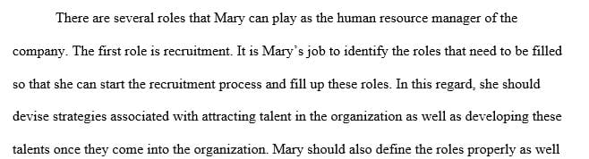 The Evolution of the Role of the Human Resource Manager