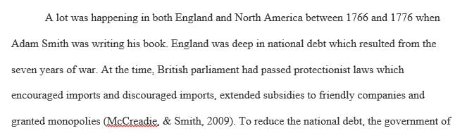 What was Adam Smith's purpose in writing The Wealth of Nations
