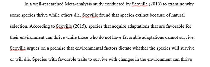 Why do species go extinct instead of adapting and surviving