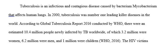 Write a paper about a global health success story.