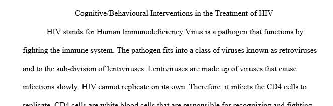 An explanation of influences that the HIV virus has on cell levels and cell functioning for those cells