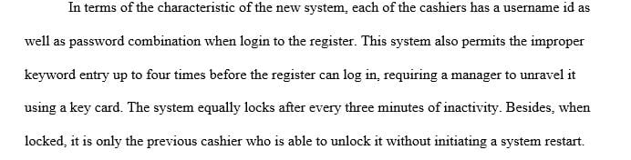 Analyze the new system and determine the design issues with this new system.