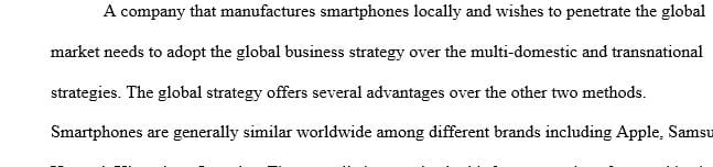 Analyze which of these strategies would make more strategic sense to employ