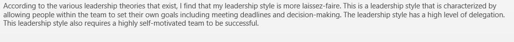 Assessment of the leadership theory your invisible mentor portrays.